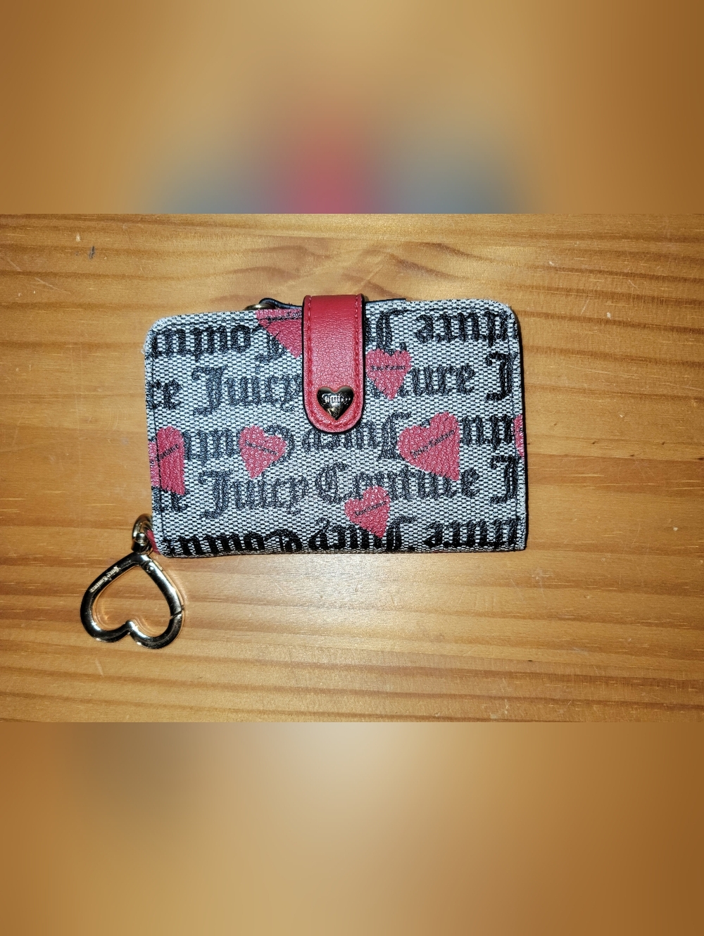 Juicy Couture "Follow Your Heart" tab card wallet